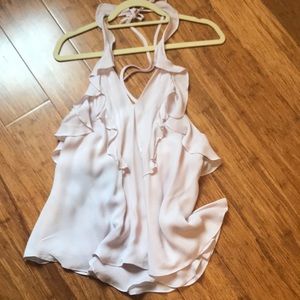 L’AGENCE silk halter top